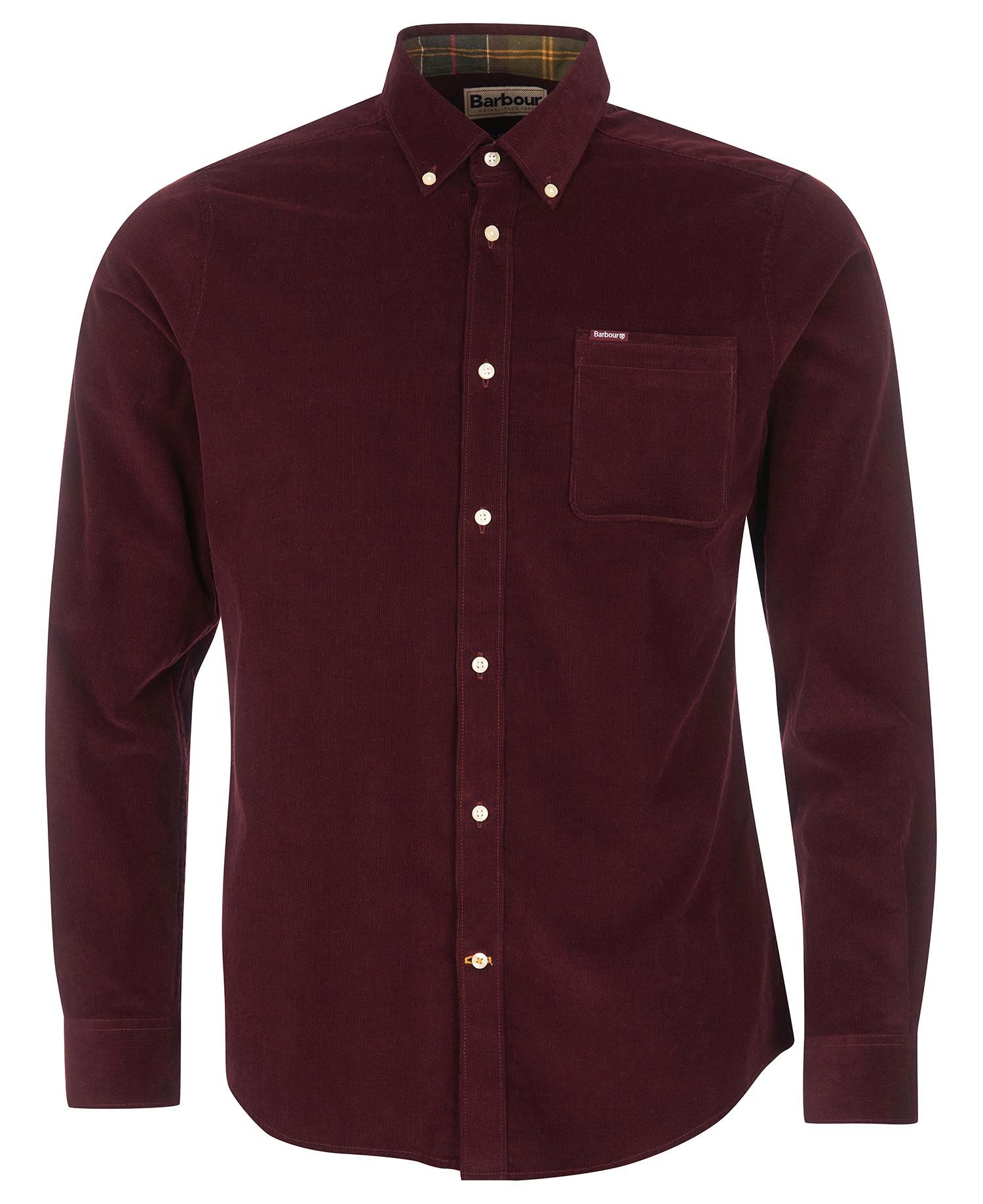 Chemise Barbour Ramsey Tailored Bordeau