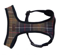 Harnais chien en tartan Barbour