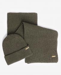 Coffret cadeau bonnet et &eacute;charpe Barbour International Estoril