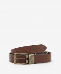 Ceinture r&eacute;versible en cuir tartan Barbour