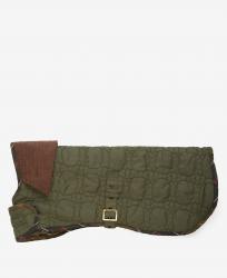 Manteau Quilt Chien Barbour Dog Bone Olive fonc&eacute;