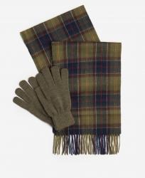 Ensemble &eacute;charpe et gants en tartan Barbour Tartan