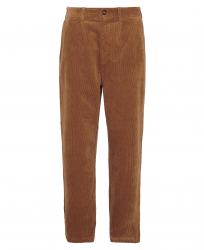 Pantalon en velours c&ocirc;tel&eacute; Barbour Dark Honey