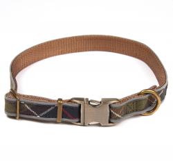 Collier pour chien en tartan r&eacute;fl&eacute;chissant